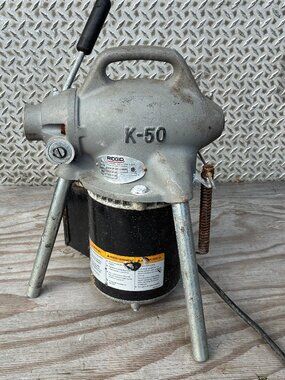 RIDGID K-50 Sectional Drain Cleaning Machine 115V 2.9A Tested Works K50